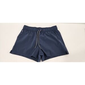 Avalanche Women's Relaxed Fit Shorts High Waist w/ Pockets Size L Blue